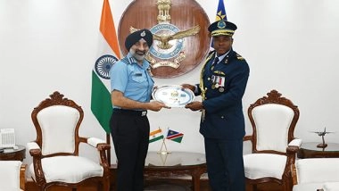 World News | India, Namibia Discuss Means to Further Enhance Cooperation Between Air Forces