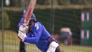 Sports News | Team India Starts Practice Ahead of First England Test; Gill, Pant, Bumrah Sharpen Skills in Nets