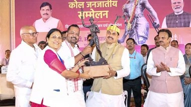 India News | MP: CM Yadav Attends Kol Tribal Convention in Shahdol, Announces Land Pattas for Kol Tribe Across State