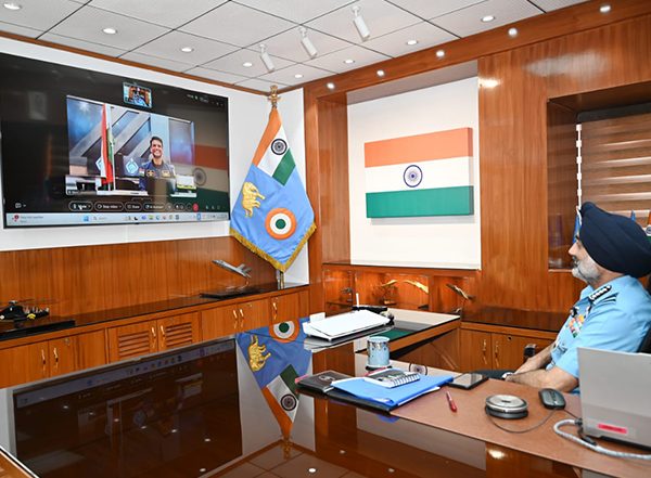 India News | Air Chief Marshal AP Singh Wishes Group Captain Shubahanshu Shukla Ahead of Axiom-4 Space Mission