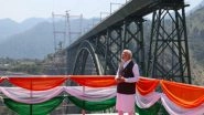 Business News | India Converts Adversity into Accomplishment: Afcons Builds World's Highest Single-arch Railway Bridge, 35m Taller Than Eiffel Tower, in Himalayan Terrain