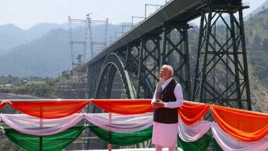 Business News | India Converts Adversity into Accomplishment: Afcons Builds World's Highest Single-arch Railway Bridge, 35m Taller Than Eiffel Tower, in Himalayan Terrain