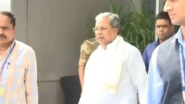 India News | Karnataka CM Siddaramaiah, Dy CM DK Shivkumar Arrive in Delhi, Likely to Meet Congress Leadership