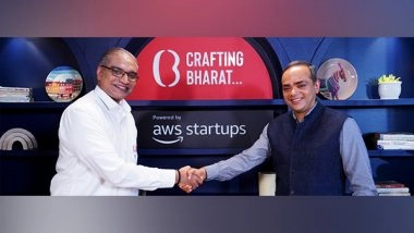 Business News | Crafting Bharat S2, Powered by AWS Startups & a NewsReach Initiative, Launches Fifth Episode with Prithvi Chandrasekhar of InCred