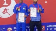 Business News | Jindal Sports Hostel Athletes Secure Double Gold for India at Moscow Wushu Star International Championship 2025