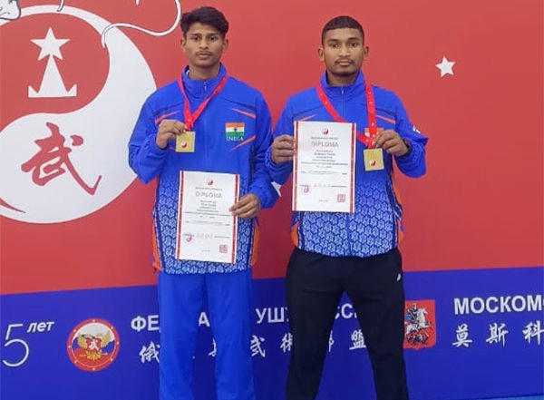 Business News | Jindal Sports Hostel Athletes Secure Double Gold for India at Moscow Wushu Star International Championship 2025