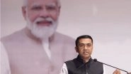 India News | Goa CM Joins National Leaders at 'Sankalp Se Siddhi' Event, Reinforces Vision for Development