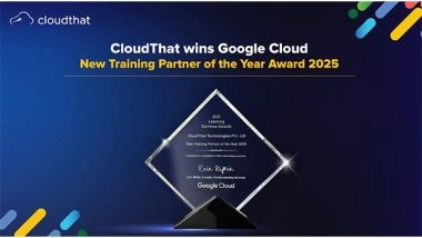 Business News | CloudThat Wins Google Cloud New Training Partner of the Year Award 2025