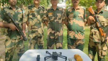 India News | Punjab: BSF Recovers Drone, Heroin and Opium in Separate Operations