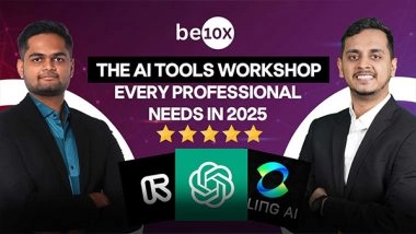 Business News | Be10x: The AI Tools Workshop Every Professional Needs in 2025