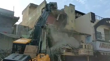 India News | MP: District Administration Removes Illegal Structures in Ujjain's Begum Bagh Locality