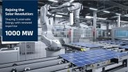 Business News | Solarium Re-Enters into Manufacturing Solar Modules: Latest Technology & 1 GW Capacity