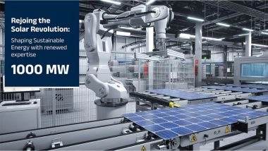 Business News | Solarium Re-Enters into Manufacturing Solar Modules: Latest Technology & 1 GW Capacity