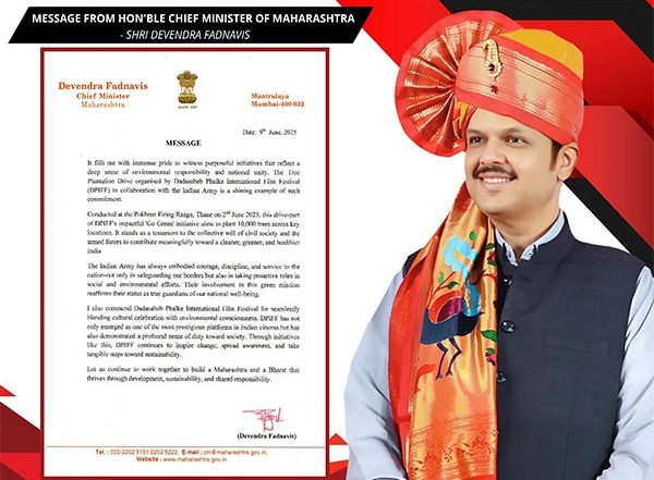 Business News | DPIFF Go Green Campaign with Indian Army Receives State Recognition from Maharashtra Chief Minister Devendra Fadnavis