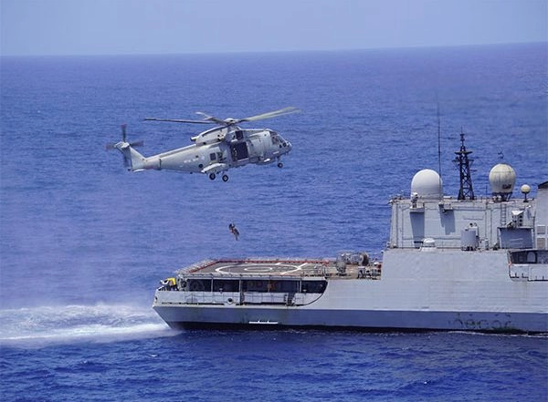 India News | Indian Navy Participates in Passage Exercise with UK Carrier Strike Group in the North Arabian Sea