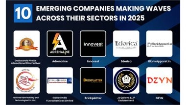 Business News | Meet 10 Emerging Companies Making Waves Across Their Sectors in 2025