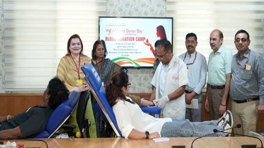 India News | Beyond Legal Boundaries: Department of Legal Affairs Donates Blood to Mark World Blood Donor Day