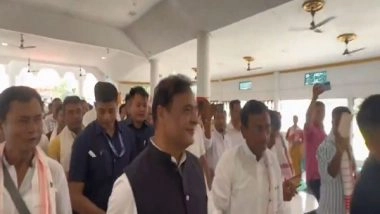 India News | Assam CM Himanta Biswa Sarma Visits Khatara Satra in Darrang