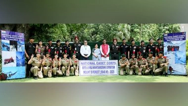 India News | Union Minister Sanjay Seth Interacts with NCC Mount Everest Expedition Team After Their Successful Summit