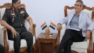 World News |   Sri Lankan Army Commander Lt Gen Lasantha Rodrigo Meets Def Secy Rajesh Kumar