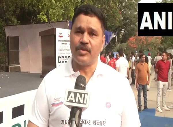 India News | NCB and ANTF Organise 'Drug Free India' Walkathon in Chandigarh