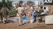 India News | Madhya Pradesh: Anti-encroachment Drive in Khandwa Razes 100 Illegal Houses