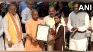 India News | Uttar Pradesh CM Yogi Adityanath Felicitates 166 Meritorious Students, Distributes Tablets
