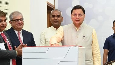 India News | Uttarakhand CM Dhami Inaugurated New Branches of Axis Bank in Guptkashi and Jyotirmath