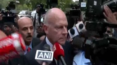 India News | Air India CEO Campbell Wilson Arrives at AI-171 Plane Crash Site in Ahmedabad