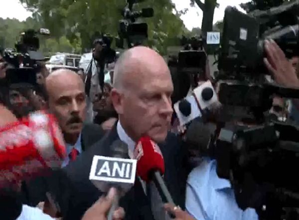 India News | Air India CEO Campbell Wilson Arrives at AI-171 Plane Crash Site in Ahmedabad