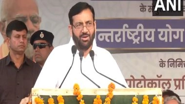 India News | Haryana CM Nayab Singh Saini Attends the Yoga Protocol Training Program in Panchkula