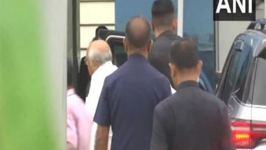 India News | Gujarat CM, Civil Aviation Minister Arrive at Ahmedabad Airport to Receive PM Modi