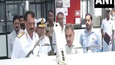 India News | Nagpur: Navy Chief Admiral Dinesh K Tripathi Reviews Defence Products of Solar Industries India Ltd