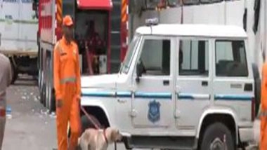 India News | NDRF Personnel Return to AI-171 Crash Site with Sniffer Dogs in Search of Survivors