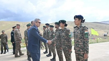 World News | Defence Secretary Rajesh Kumar Presides over Closing Ceremony of India-Mongolia Joint Military Exercise