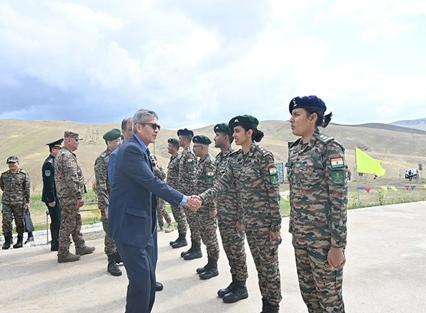 World News | Defence Secretary Rajesh Kumar Presides over Closing Ceremony of India-Mongolia Joint Military Exercise