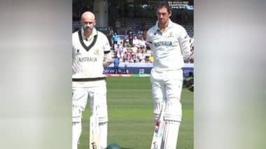 Sports News | WTC Final: South African, Australian Players Wearing Black Armbands to Pay Respect for People Who Lost Their Lives in Tragic Plane Crash in Ahmedabad