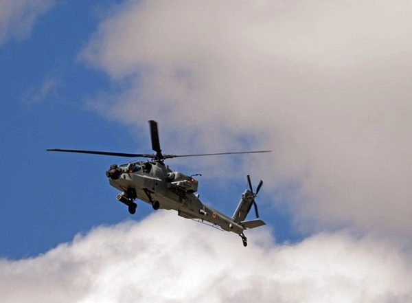India News | IAF Apache Helicopter Makes Precautionary Landing Near Pathankot in Punjab