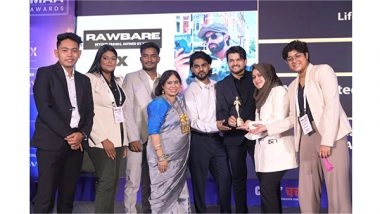 Business News | Rawbare Wins Prestigious MAA Award 2025 at Adgully for Lifestyle Brand Campaign