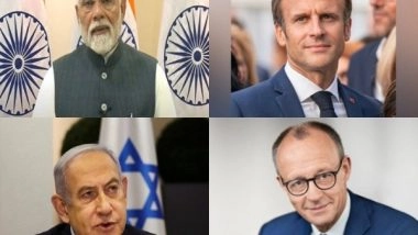 World News | Amid Tensions with Iran, Israeli PM Speaks to PM Modi, German Chancellor Merz, French President Macron