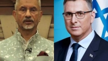 World News | Amid Tensions with Iran, Israel's Foreign Minister Calls EAM Jaishankar