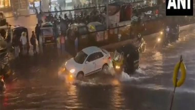 India News | Pune: Bhosari Area of Pimpri-Chinchwad Witnesses Severe Waterlogging After Heavy Rains