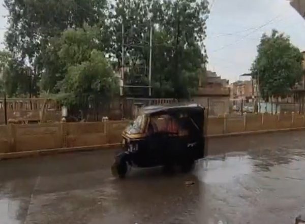 India News | Rajasthan: Fresh Spell of Rain in Jaisalmer Brings Relief from Scorching Heat