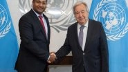World News | CND Chair Shambhu S Kumaran Meets UN Chief, Discusses Global Drug Challenges