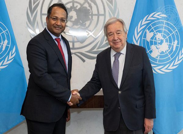 World News | CND Chair Shambhu S Kumaran Meets UN Chief, Discusses Global Drug Challenges