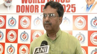 India News | Tripura CM Manik Saha Attends Blood Donor Day 2025 Celebrations in Agartala
