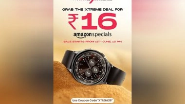 Business News | Sale Live: Prowatch Xtreme on Amazon at Just Rs. 16 for Early Shoppers
