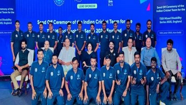 Sports News | India's First Mixed Disability Cricket Team Given Grand Send-off for England Tour