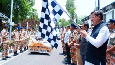 India News | Uttarakhand CM Flags off ITBP's Himadri Trekking Expedition-2025