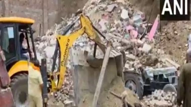 India News | UP: Building Collapses in Mathura's Masani Area, Rescue Operations Underway